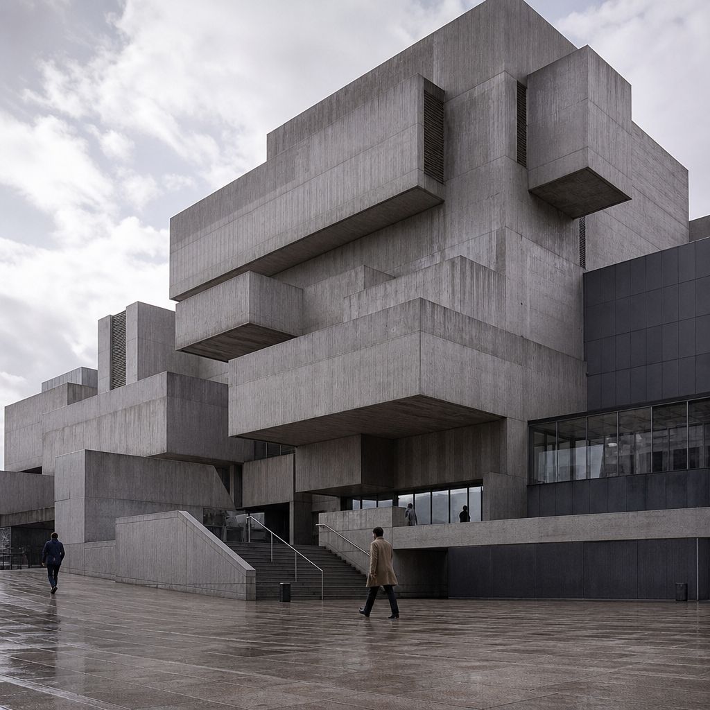 Brutalismus Ein Bild zum Thema Brutalismus im Architektur Kontext