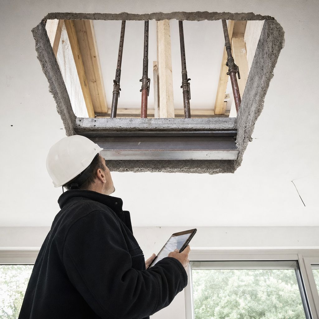 Ein Bild zum Thema Deckendurchbruch im Architektur Kontext