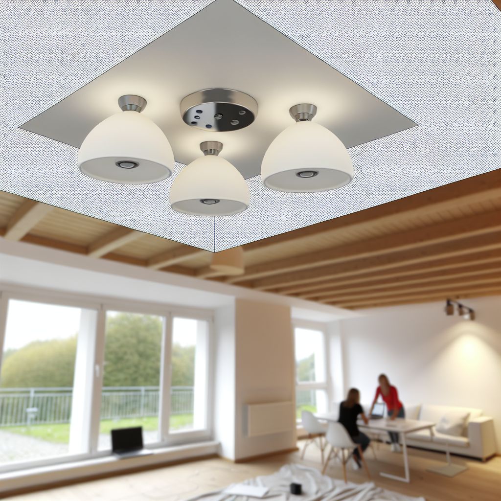 Ein Bild zum Thema Deckenlampe im Architektur Kontext