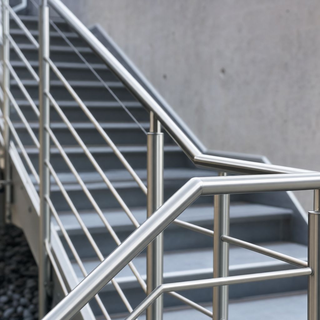 Ein Bild zum Thema Edelstahl im Architektur Kontext