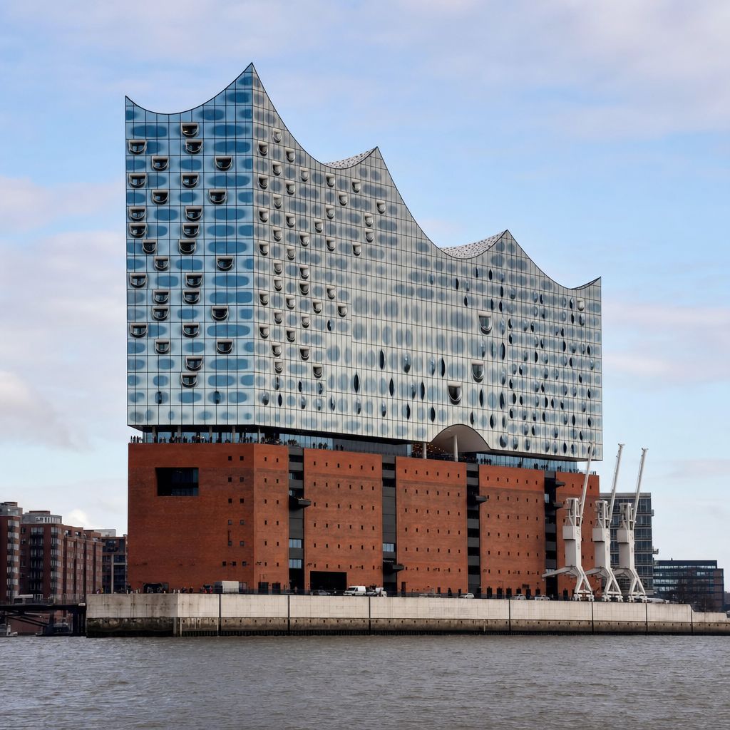 Ein Bild zum Thema Elbphilharmonie Hamburg im Architektur Kontext