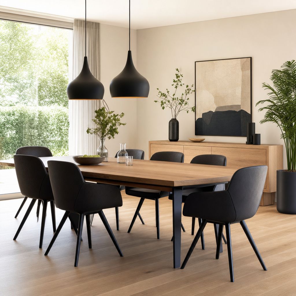 Ein Bild zum Thema Esszimmer im Architektur Kontext