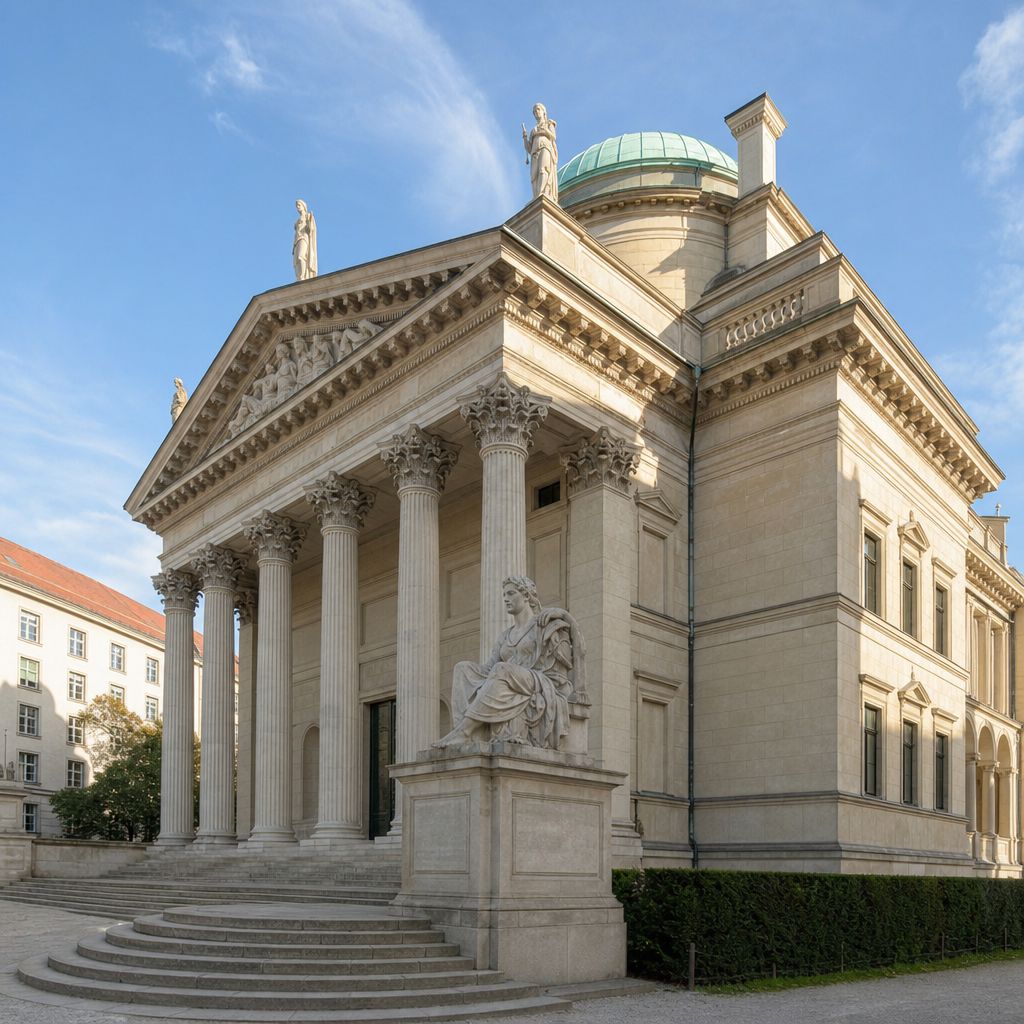 Neoklassizismus Ein Bild zum Thema Neoklassizismus im Architektur Kontext